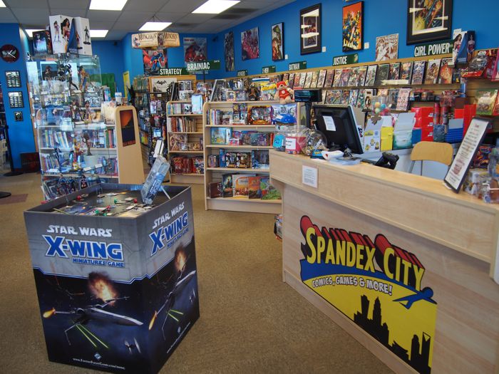 Come visit the all-new Spandex City Comics and Games in Charlotte, NC!